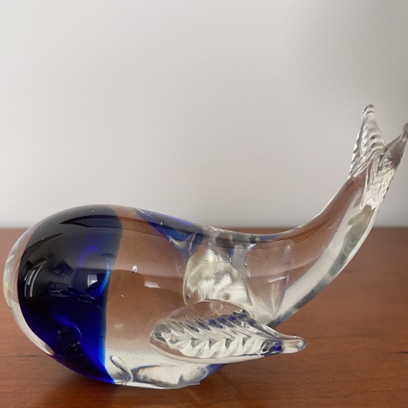 Glass Whale Paperweight - Picture 4 of 5